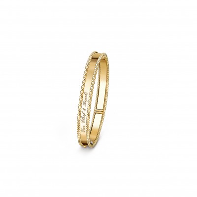 VAN CLEEF ARPELS PERLÉE SIGNATURE BRACELET, MEDIUM MODEL - YELLOW GOLD  VCARP3K600